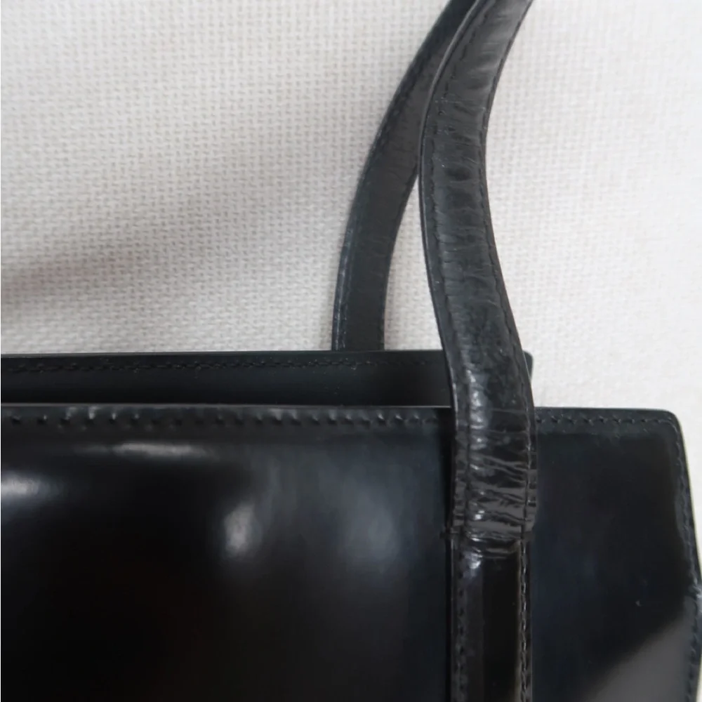 Vintage 90’s Prada Spazzolato Black Tote Bag CBK - Picture 8 of 14